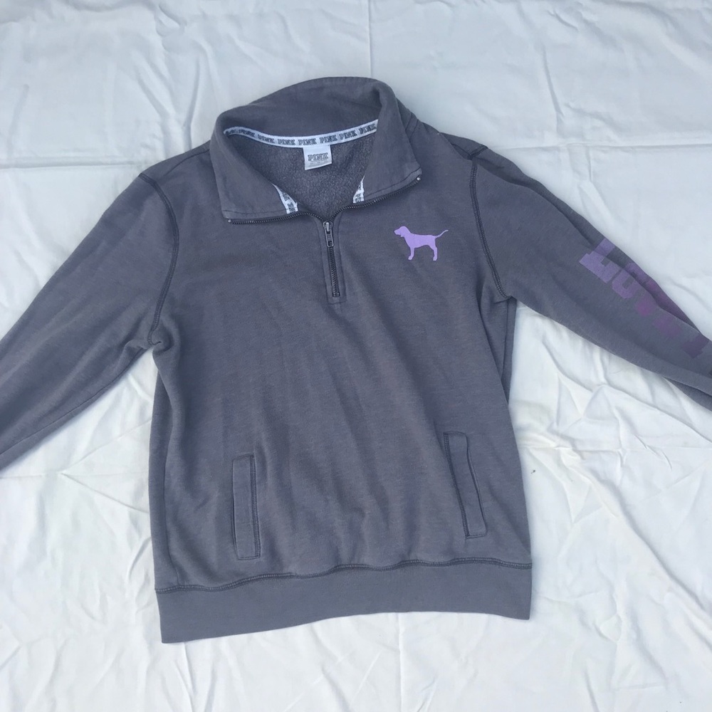 Victoria’s Secret PINK Light Grey Sweatshirt